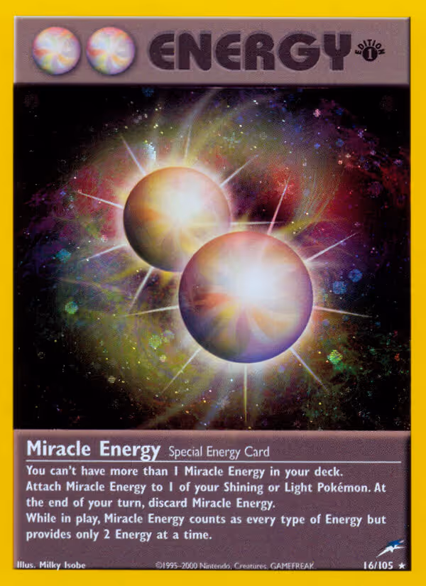 Miracle Energy 16/105 Pokemon card