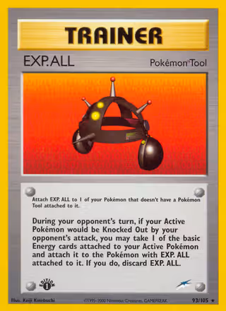 EXP.ALL 93/105 Pokemon card