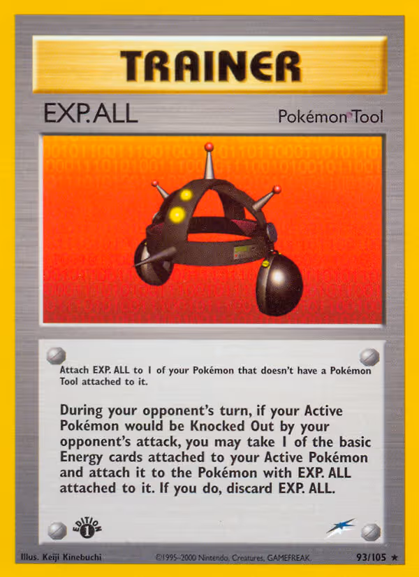 EXP.ALL 93/105 Pokemon card