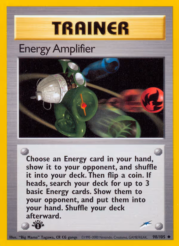 Energy Amplifier 98/105 Pokemon card