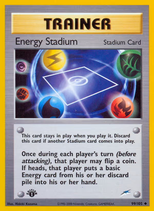 Energy Stadium 99/105 Pokemon card