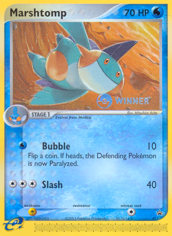 Marshtomp 11/40 Pokemon card