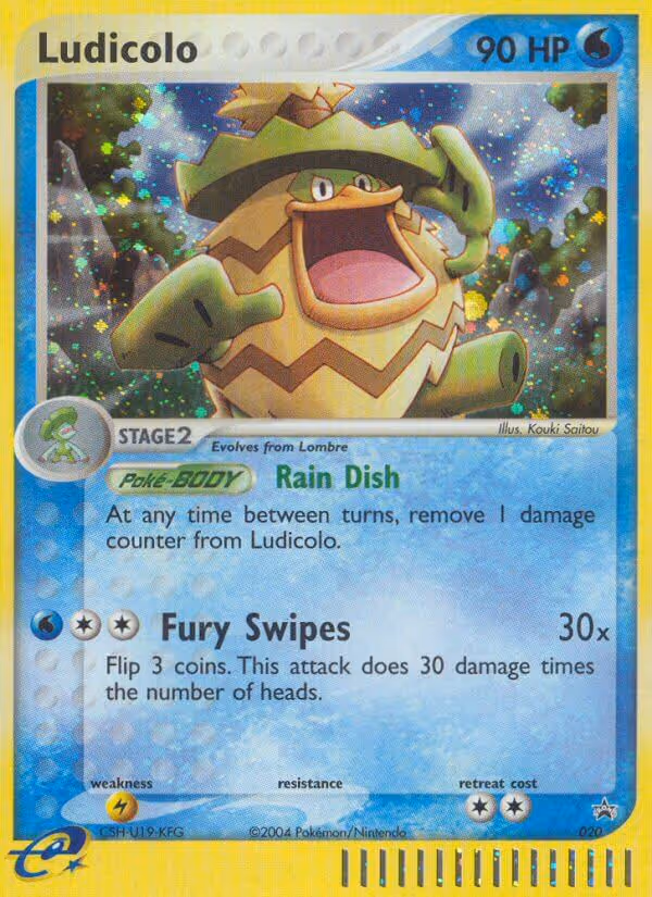 Ludicolo 20/40 Pokemon card