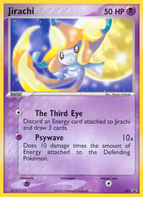 Jirachi 21/40 Pokemon card