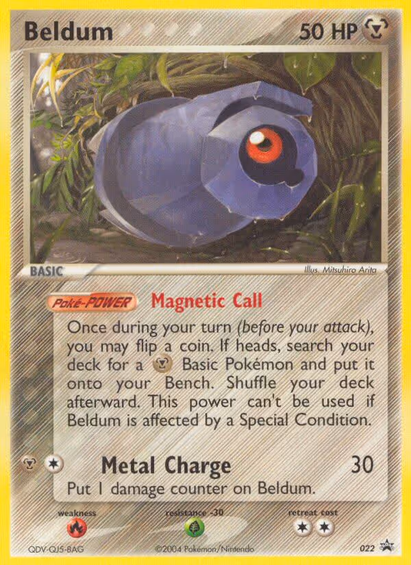 Beldum 22/40 Pokemon card