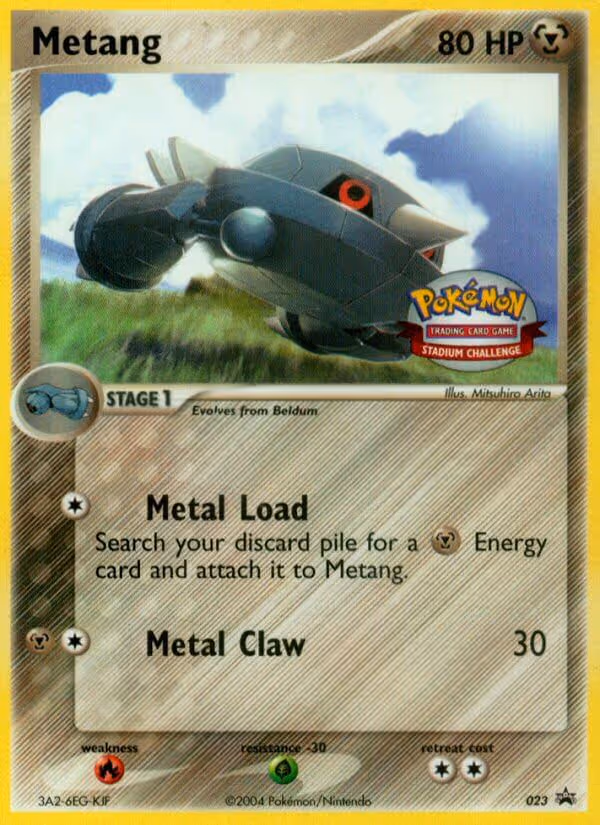 Metang 23/40 Pokemon card
