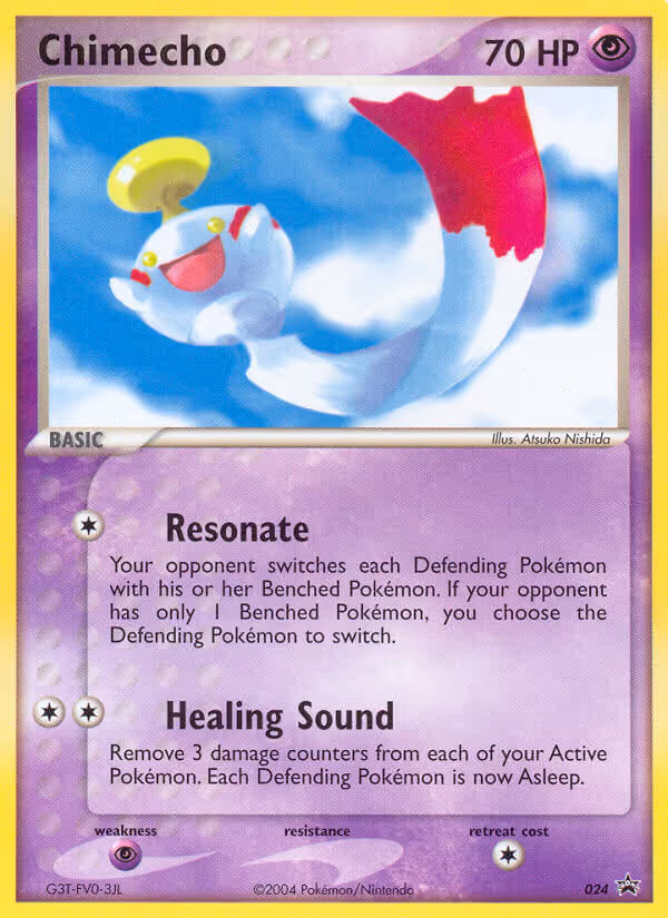 Chimecho 24/40 Pokemon card