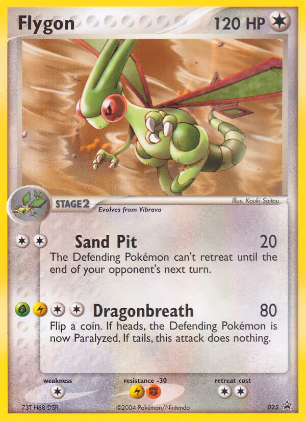 Flygon 25/40 Pokemon card