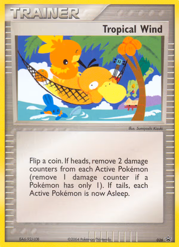 Tropical Wind 26/40 Pokemon card