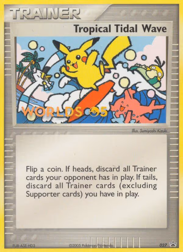 Tropical Tidal Wave 27/40 Pokemon card