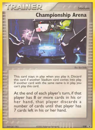 Championship Arena 28/40 Pokemon card