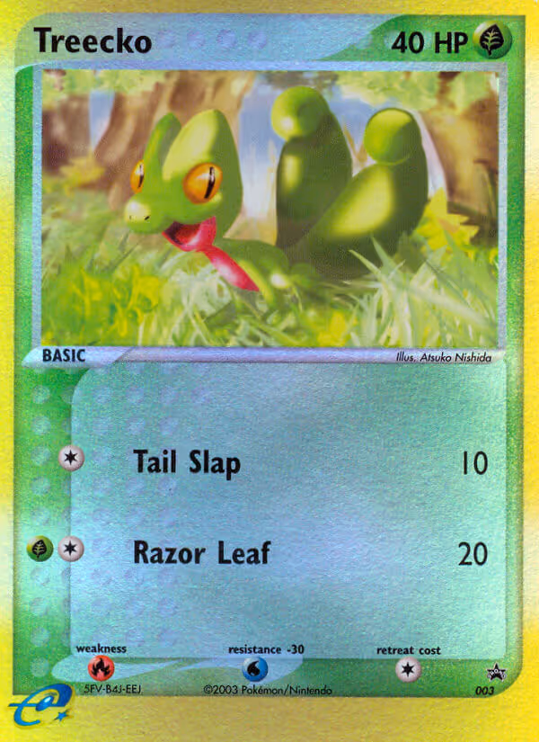 Treecko 3/40 Pokemon card