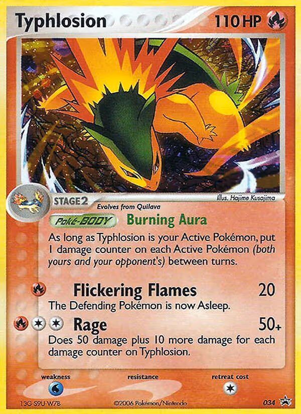 Typhlosion 34/40 Pokemon card