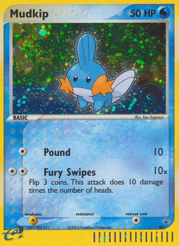Mudkip 5/40 Pokemon card