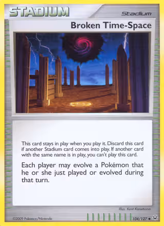 Broken Time-Space 104/127 Pokemon card