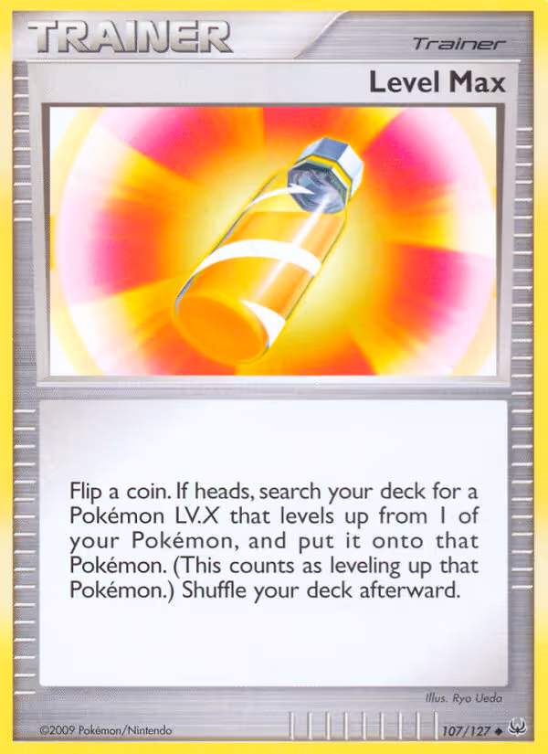 Level Max 107/127 Pokemon card