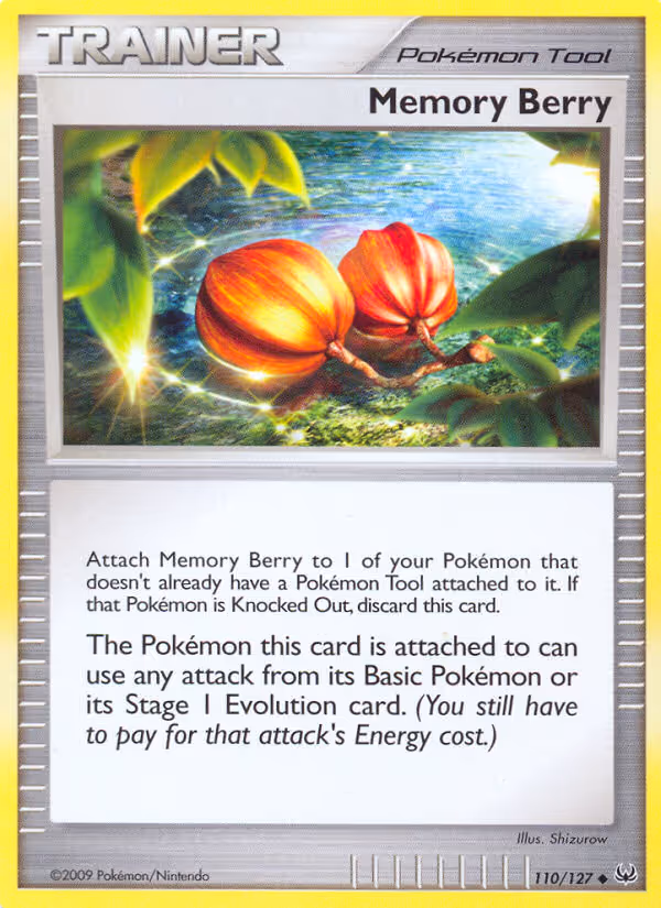 Memory Berry 110/127 Pokemon card