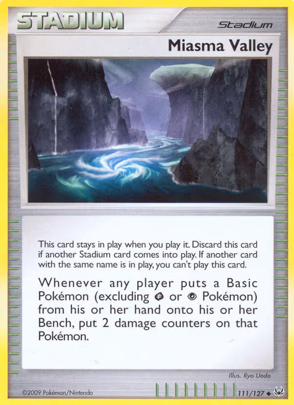 Miasma Valley 111/127 Pokemon card