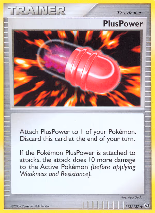 PlusPower 112/127 Pokemon card