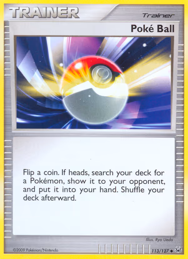 Poké Ball 113/127 Pokemon card