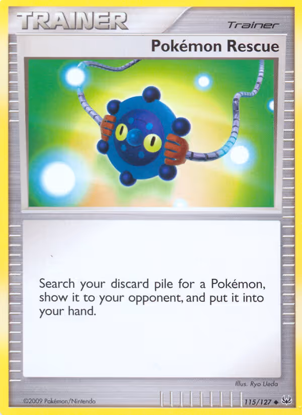 Pokémon Rescue 115/127 Pokemon card
