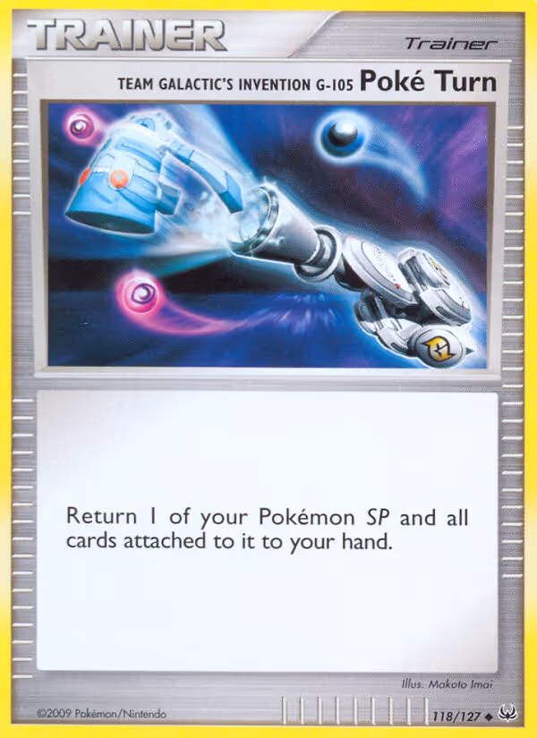 Team Galactic's Invention G-105 Poké Turn 118/127 Pokemon card