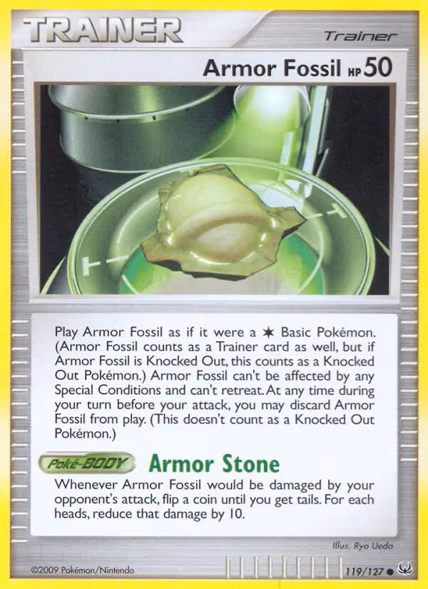 Armor Fossil 119/127 Pokemon card