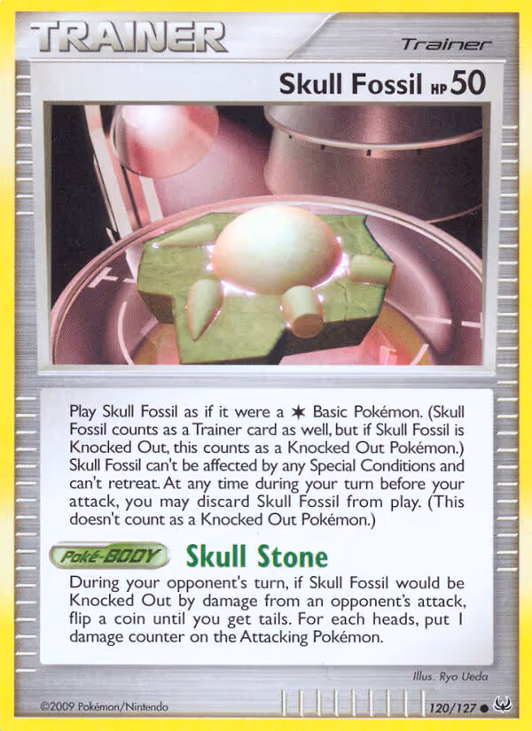 Skull Fossil 120/127 Pokemon card