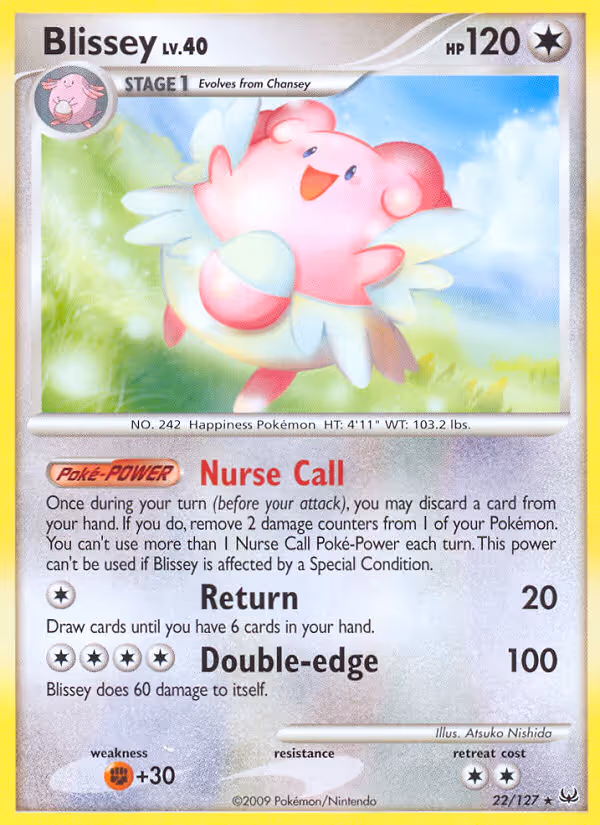 Blissey 22/127 Pokemon card