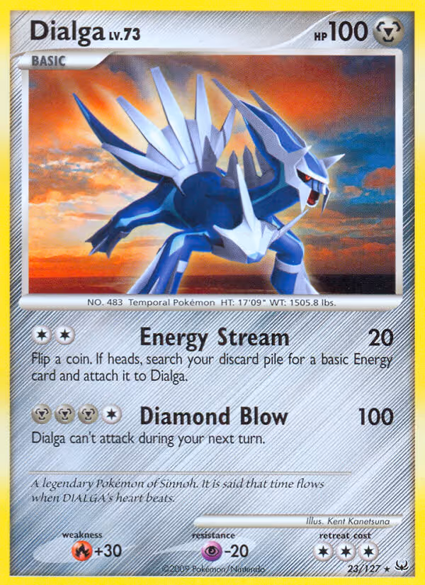 Dialga 23/127 Pokemon card