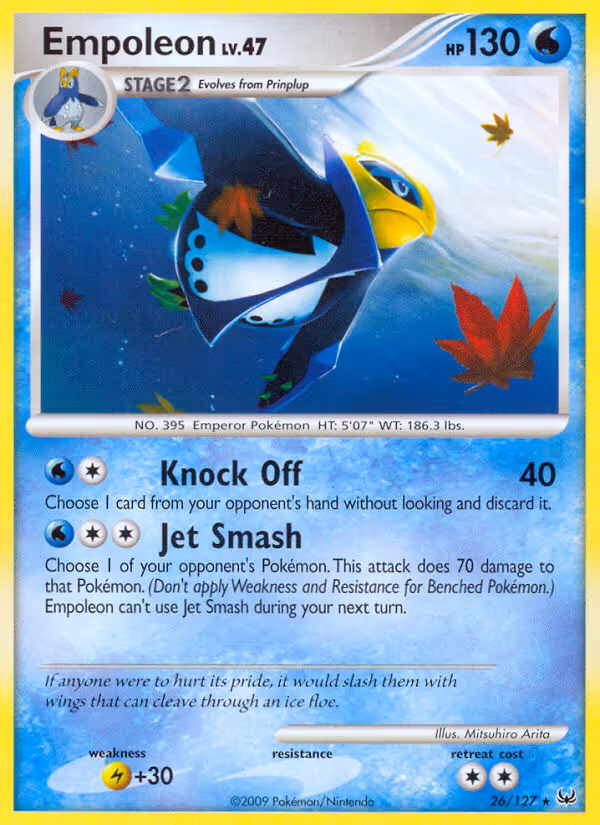 Empoleon 26/127 Pokemon card