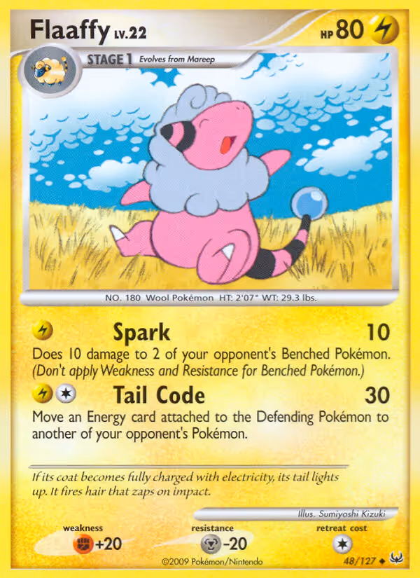Flaaffy 48/127 Pokemon card