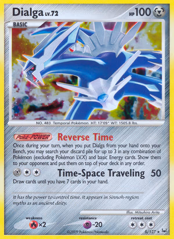 Dialga 5/127 Pokemon card