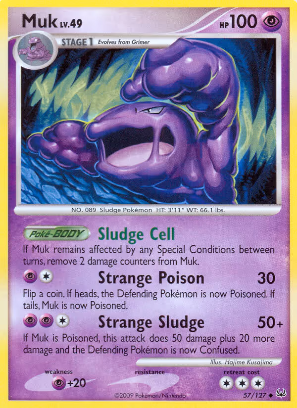 Muk 57/127 Pokemon card