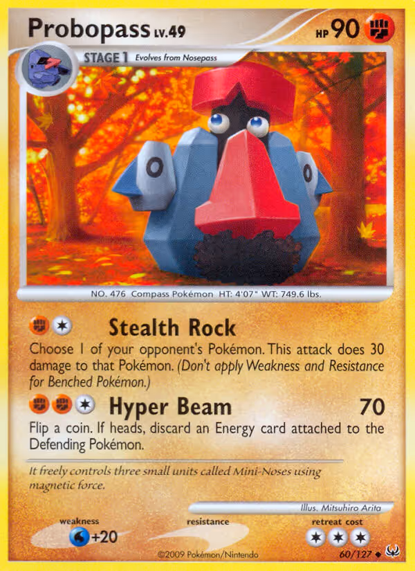 Probopass 60/127 Pokemon card