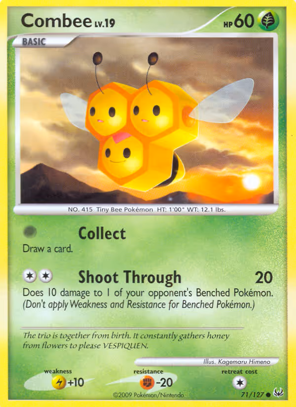 Combee 71/127 Pokemon card