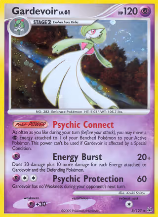 Gardevoir 8/127 Pokemon card