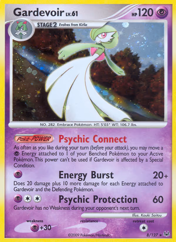 Gardevoir 8/127 Pokemon card