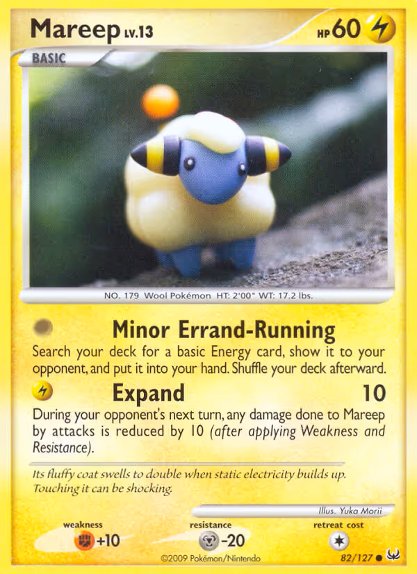 Mareep 82/127 Pokemon card