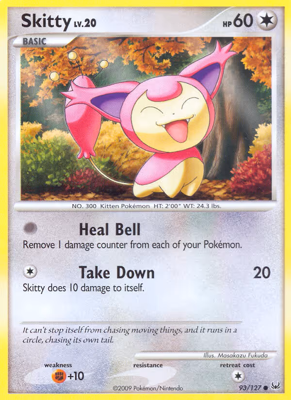 Skitty 93/127 Pokemon card