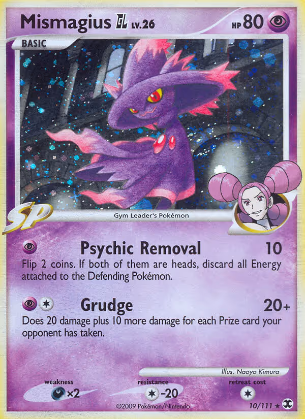 Mismagius GL 10/111 Pokemon card