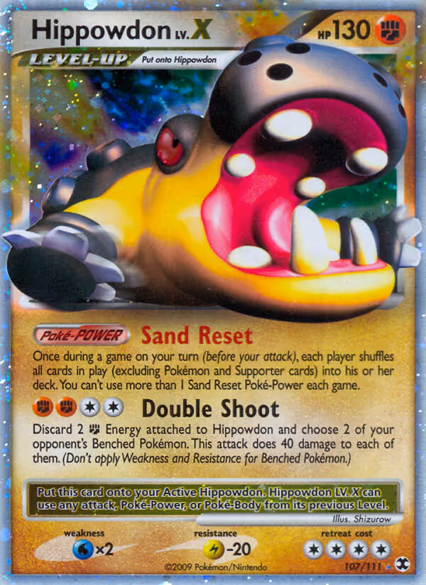 Hippowdon 107/111 Pokemon card