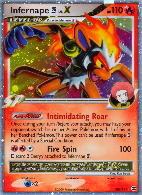 Infernape 4 108/111 Pokemon card