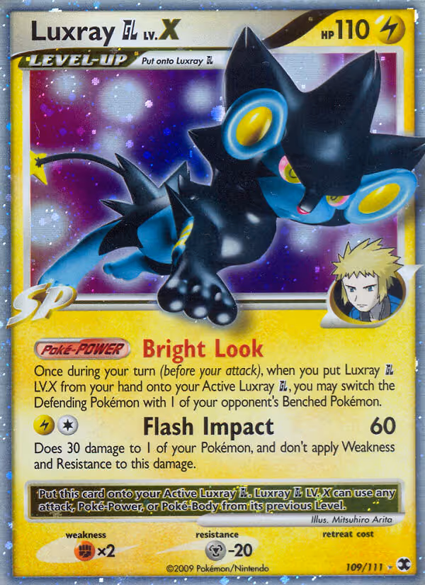 Luxray GL 109/111 Pokemon card