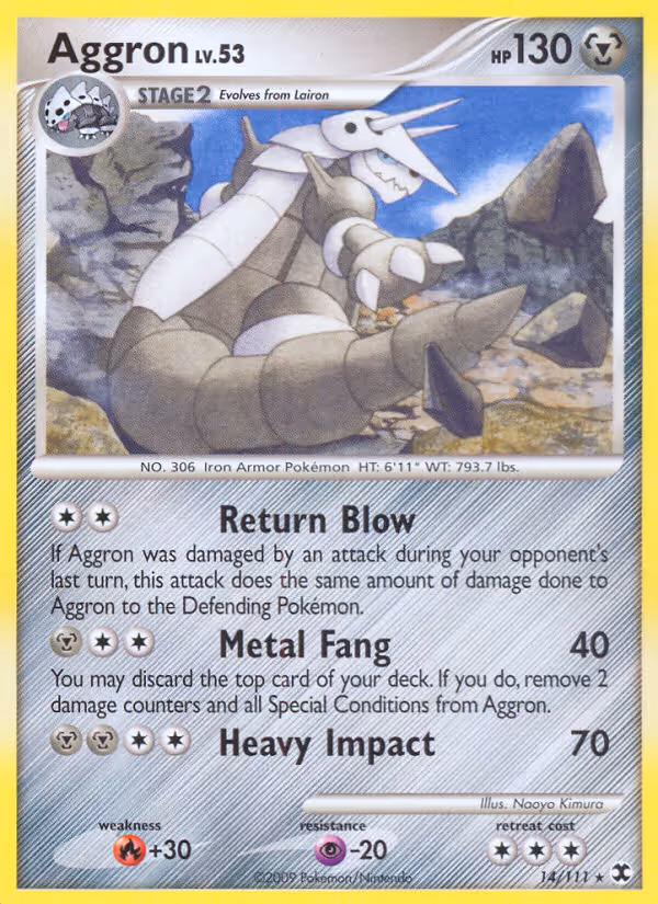 Aggron 14/111 Pokemon card