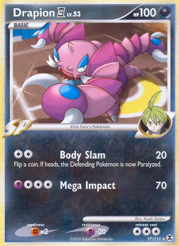Drapion 4 17/111 Pokemon card