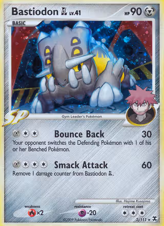 Bastiodon GL 2/111 Pokemon card