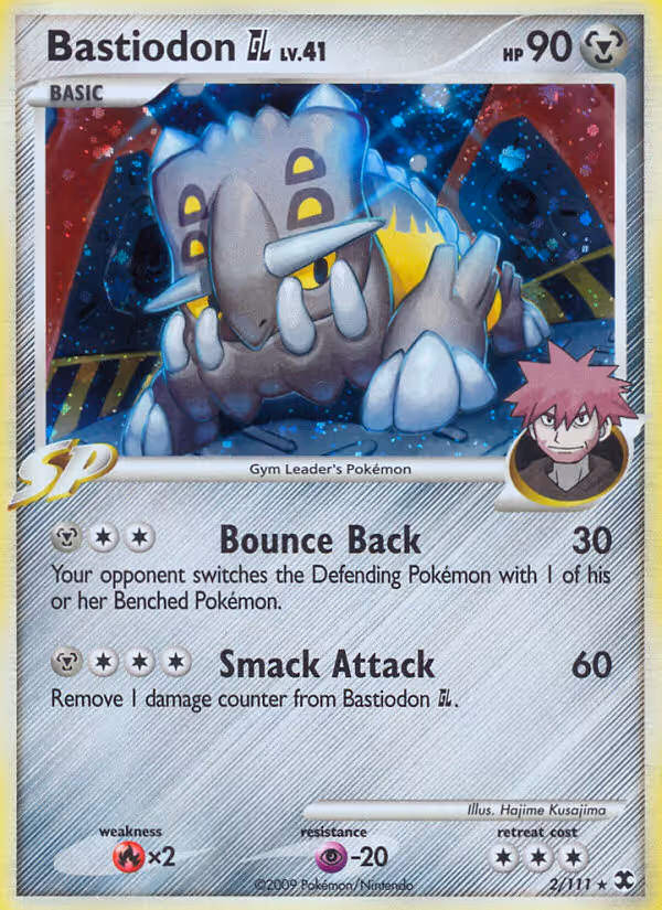 Bastiodon GL 2/111 Pokemon card