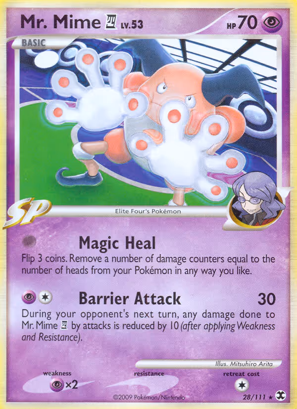 Mr. Mime 4 28/111 Pokemon card