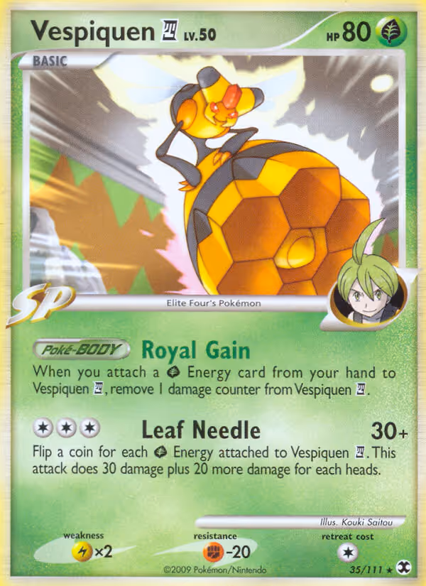 Vespiquen 4 35/111 Pokemon card